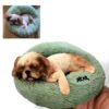 Custom polymer clay dog figurine on A4 green bed base, handmade personalized pet sculpture from photo, free base option
