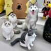 Custom 3D printed pet figurines, personalized dog and cat sculptures made from photos