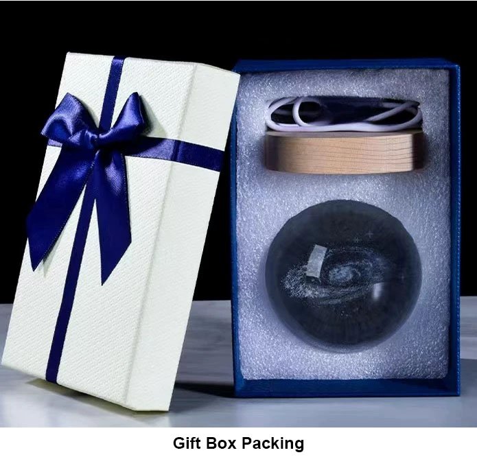Gift Box Packaging for Custom Crystal Pet Light