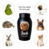 Custom Stainless Steel Pet Cremation Urn Reference Chart, Supports Engraving Photo of Dog Cat Rabbit Bird Turtle, Multi Pet Species Display Guide For Pet Ashes Memorial Jar